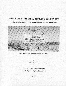 From Barren Desert to Thriving Community: A Social History of White Sands Missile Range, 1945-1954