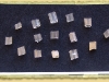 Cylindrical Faceted beads, side view
